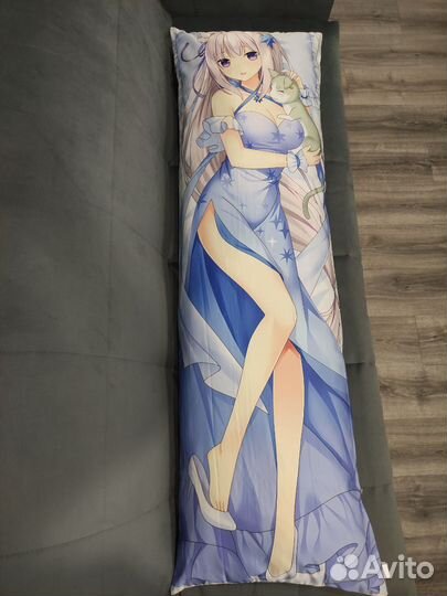 Подушка дакимакура Эмилия 150х50