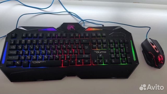 Комплект клавиатура + мышь Qumo Dragon War