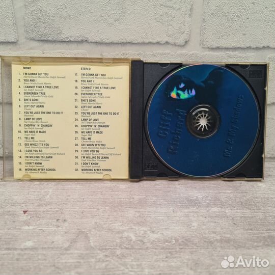 CD Cliff Richard And The Shadows Me And My Shadows
