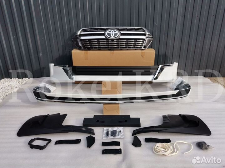 Обвес Toyota Land Cruiser 200 стиль в 2021г полный