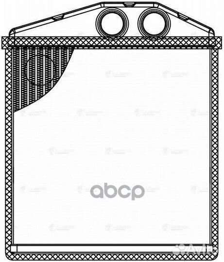 Радиатор отопителя салона opel corsa C/combo C