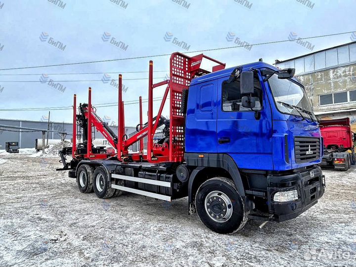 Лесовоз (сортиментовоз) МАЗ 631228 с КМУ Велмаш-С, 2024