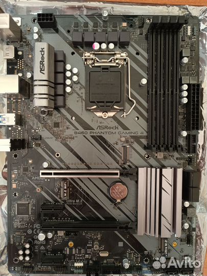 Материнская плата lga 1200 b460 (требует ремонта)