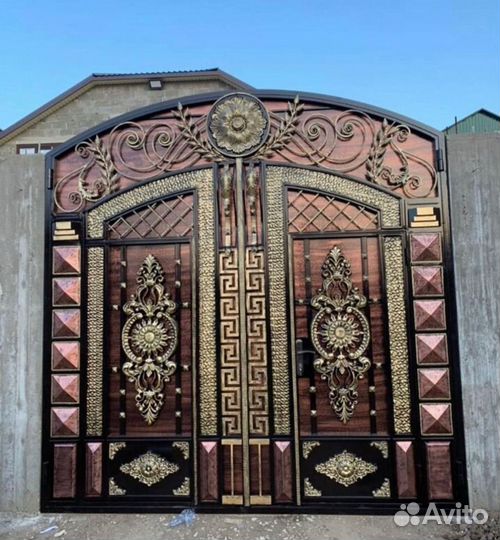 Ворота кованые