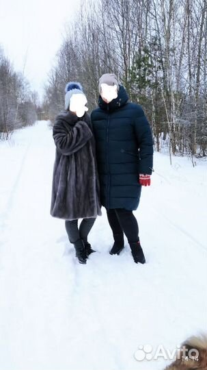 Шуба норковая 46 48 бу