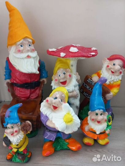 Гипсовые фигуры, копилки, садовые фигуры