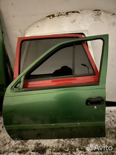 Водительская левая дверь daewoo nexia 1 2