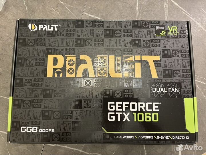 Видеокарта Palit GeForce GTX 1060 Dual 6GB