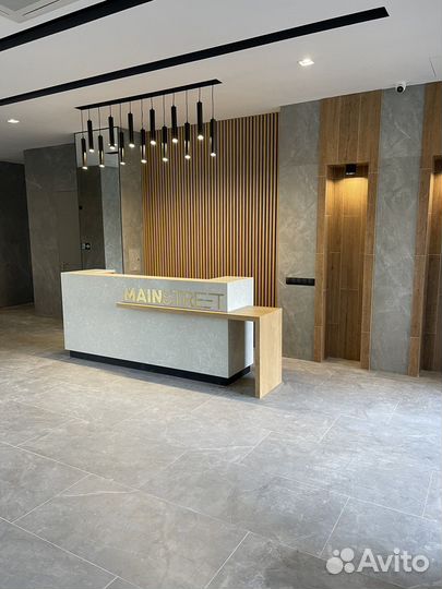 Стойка ресепшен из камня