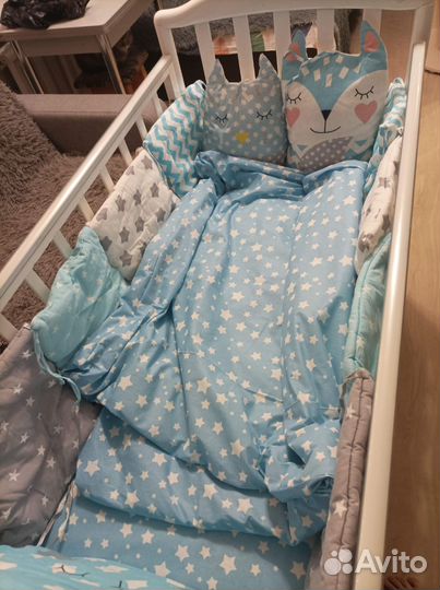 Бортики в кроватку