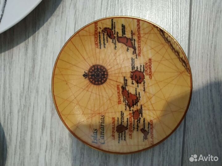 Тарелки тарелочки города страны сувенирные