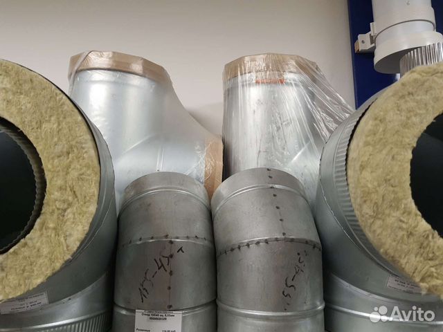 Воздуховод, дымоход, отвод, тройник из оц., нерж