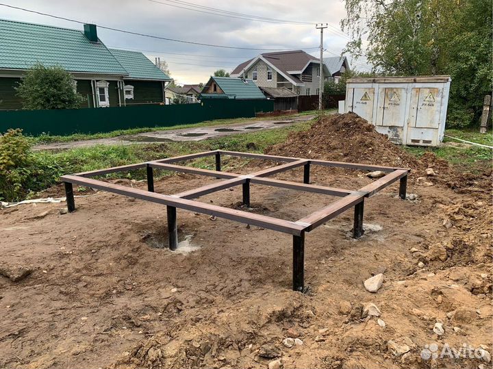 Винтовые сваи для забора