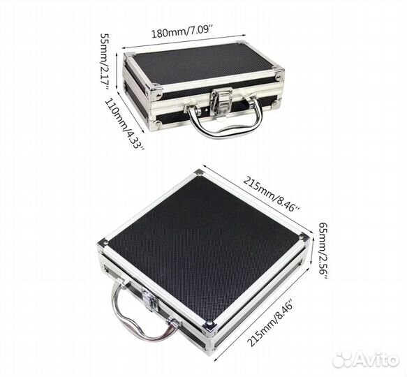 Кейс для денег и инструментов черный