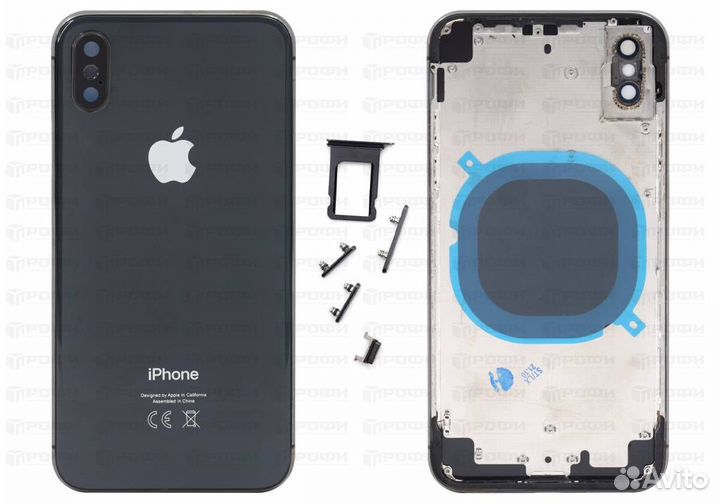 Корпус с задней крышкой iPhone x замена бесплатно