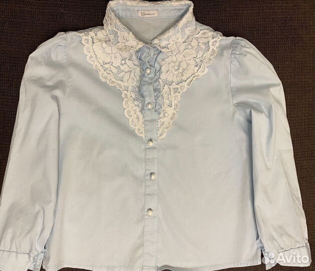 Школьная блузка Карамелли