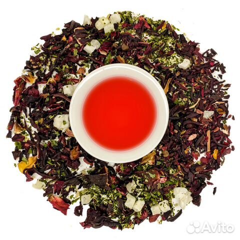 Чай фруктовый с кокосом Пина колада