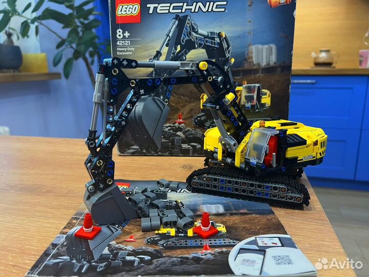 Lego technic 42121 с коробкой и инструкцией
