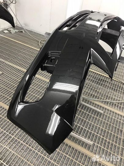 Бампер передний Шевроле круз в цвет черный