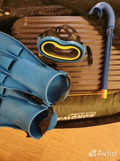 Маска трубка ласты