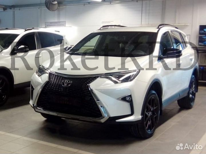 Рестайлинг Обвес Toyota RAV4 стиль Lexus