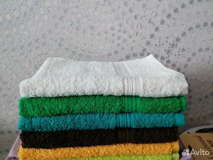 Полотенце махровое новое 40*70 хлопок 100