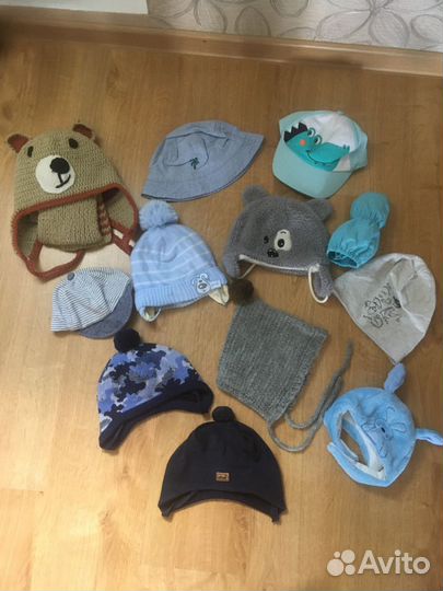 Головные уборы от 0 до 3 лет