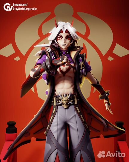 Фигурка Itto Genshin Impact (Итто Геншин Импакт)