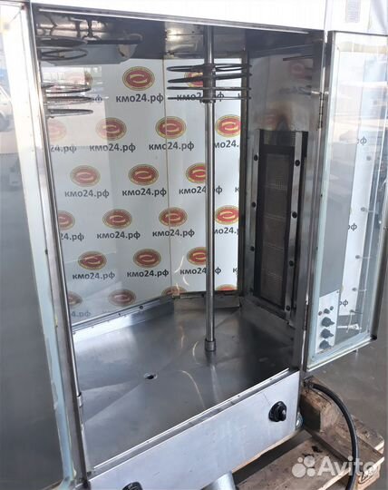 Гриль газовый для шаурмы, 2 вертикальных вертела