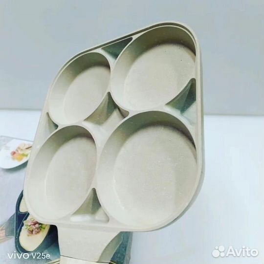 Сковорода с антипригарным покрытием мраморная