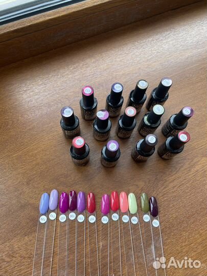Набор гель лаков бу