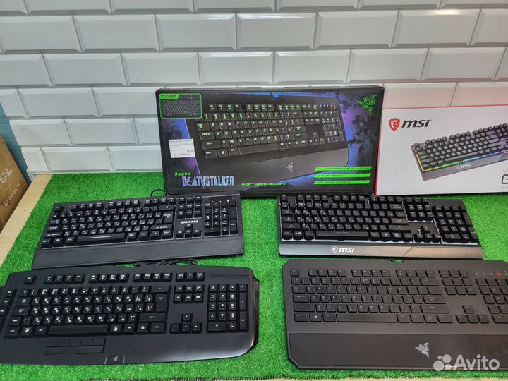 Игровые клавиатуры Msi, Razer, Dexp