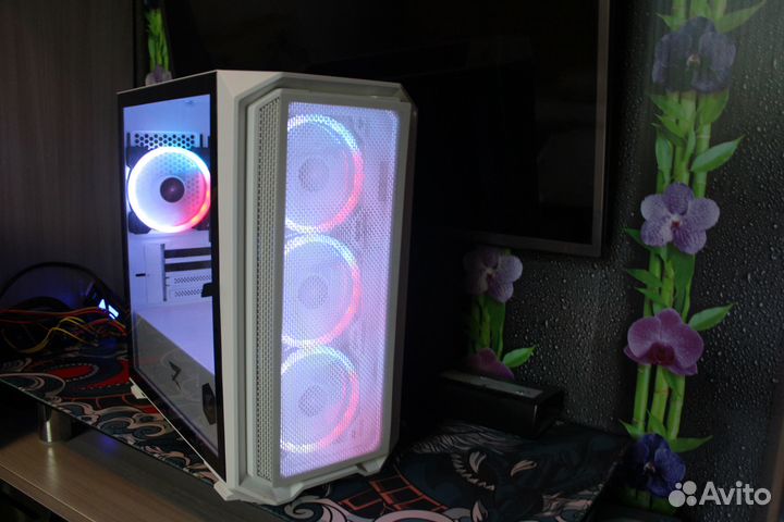 Корпус Rare Minicase MS2 WG White + 4 кулера