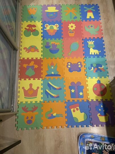 Развивающий коврик пазл