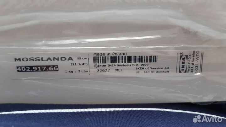 Полка настенная IKEA новая белая