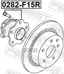 Подшипник ступицы колеса febest 0282F15R