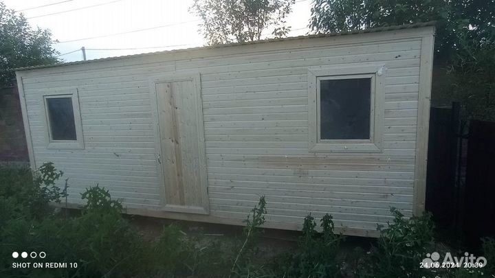 Бытовка и хозблок на заказ с отделкой