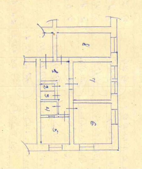 3-к. квартира, 63,1 м², 2/3 эт.
