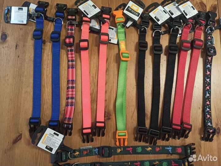 Ошейники и поводки для собак. Остатки. Новое