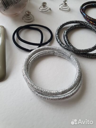 Заколки крабики резинки для волос