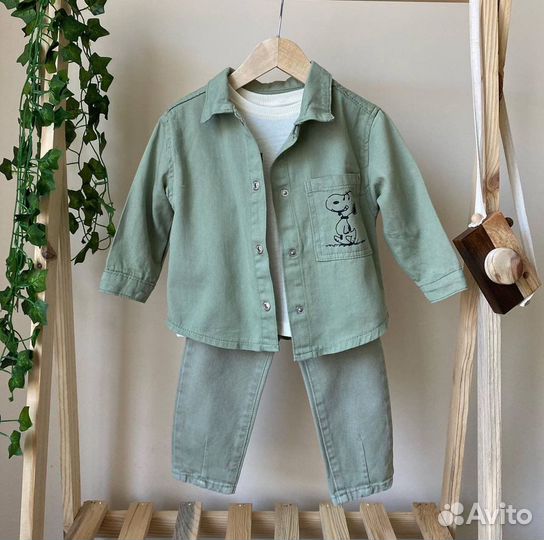 Рубашка джинсовая детская