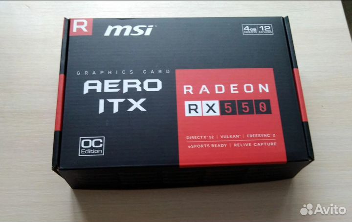 Видеокарта rx550