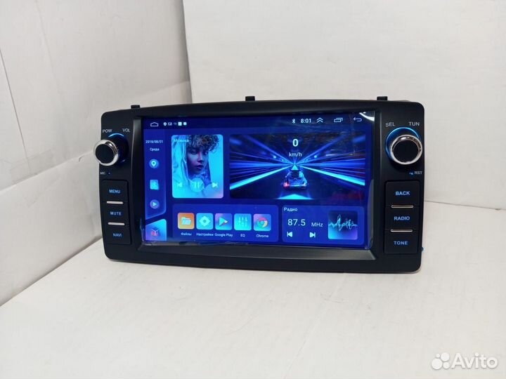 Toyota Corolla Е120 BYD f3 магнитола Android Wi-FI