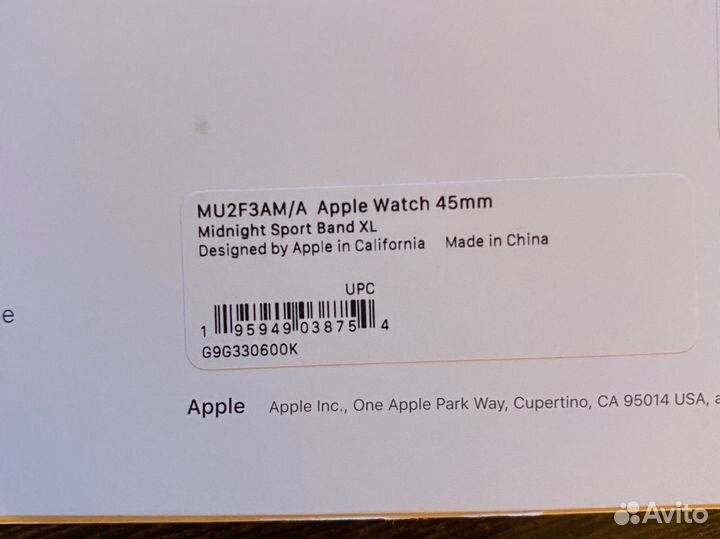 Ремешок apple watch оригинал 45мм XL