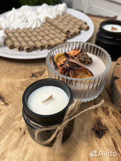 Ароматическая свеча ручной работы