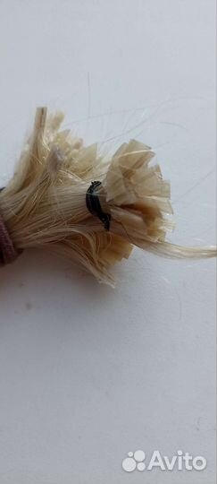 Волосы для наращивания 55 см блонд