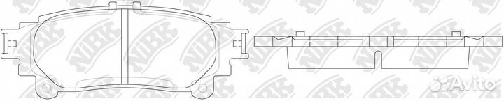 Колодки тормозные дисковые