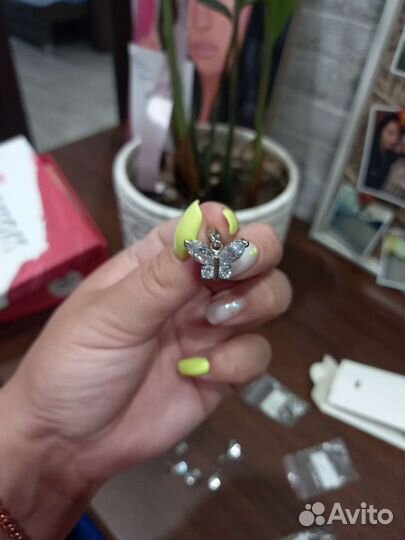 Кулон подвеска серебро