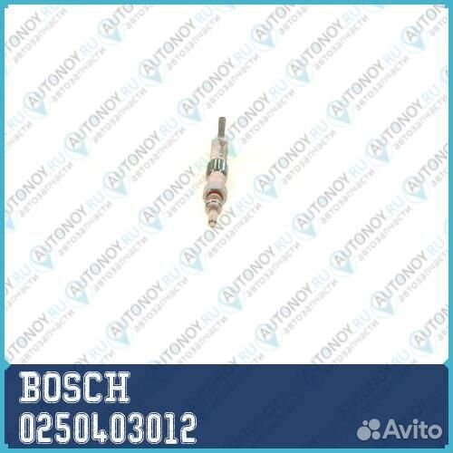 Свеча накаливания 0250403012 bosch 1шт