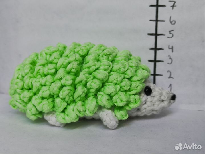 Брелок еж люминесцентный